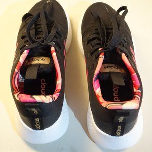 GUC Adidas BlackPink Cloudfoam Women's Lace Up Sneakers Size 7.5